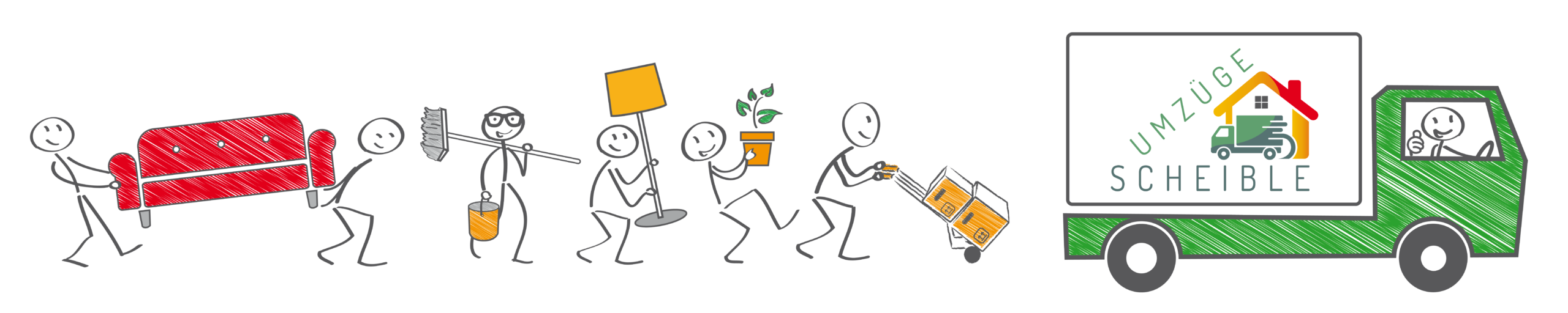 Umzüge Scheible in Kempten, Allgäu und überregional.